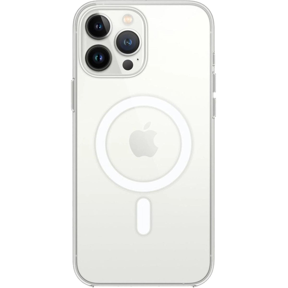 Apple İphone 15 Pro Max Kılıf Magneticsafe Şeffaf Silikon - Şeffaf
