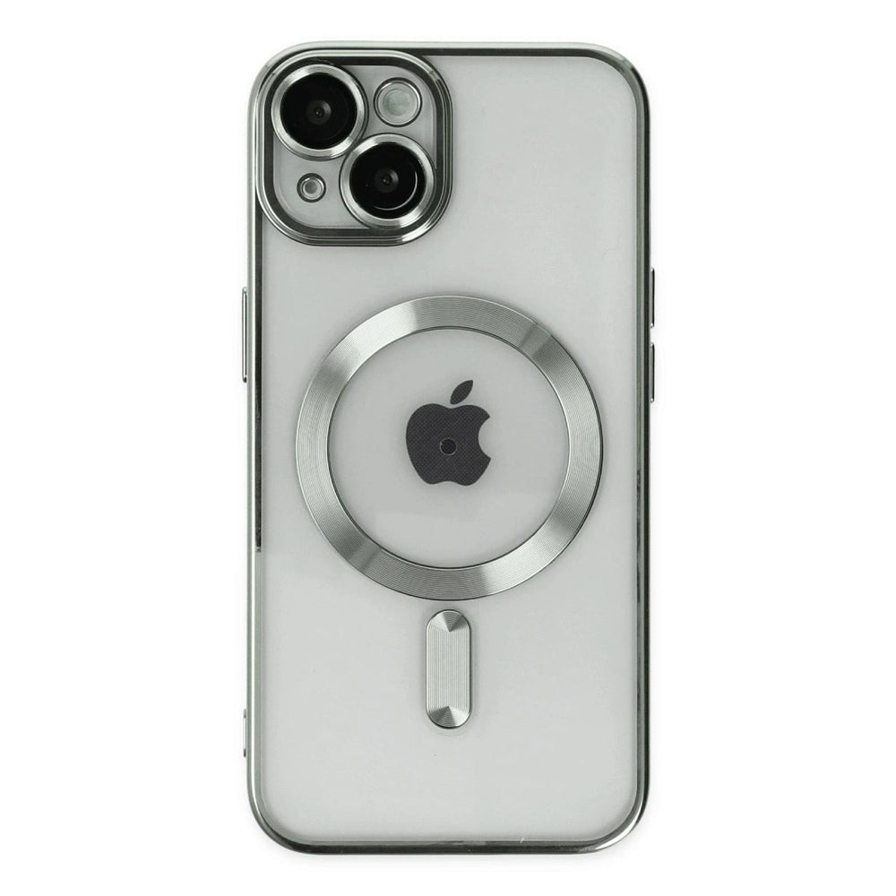 Apple İphone 14 Kılıf Kross Magneticsafe Kapak - Gümüş