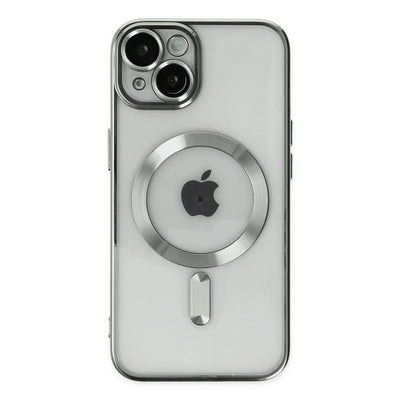Apple İphone 14 Kılıf Kross Magneticsafe Kapak - Gümüş
