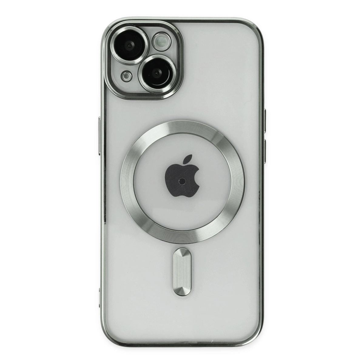 Apple İphone 14 Kılıf Kross Magneticsafe Kapak - Gümüş