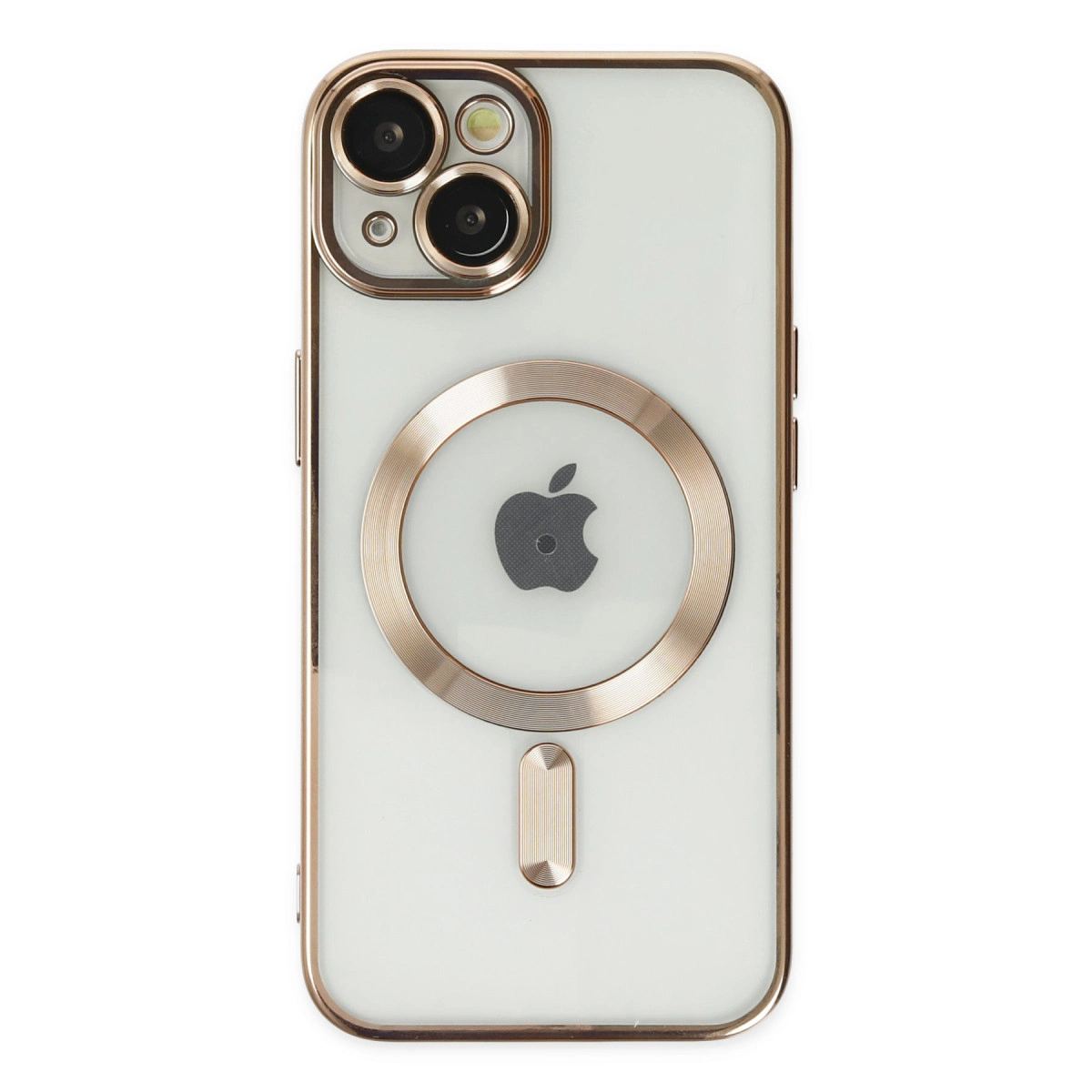 Apple İphone 14 Kılıf Kross Magneticsafe Kapak - Gold
