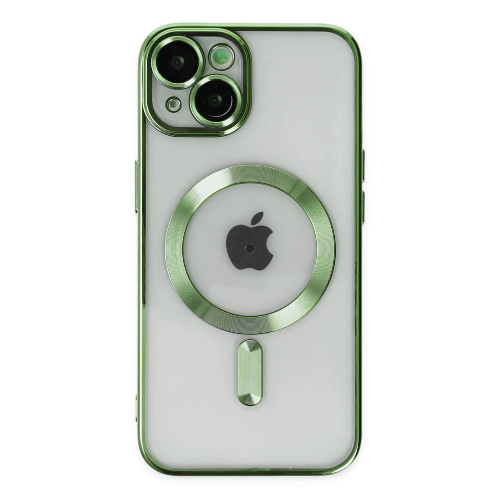 Apple İphone 14 Kılıf Kross Magneticsafe Kapak - Koyu Yeşil
