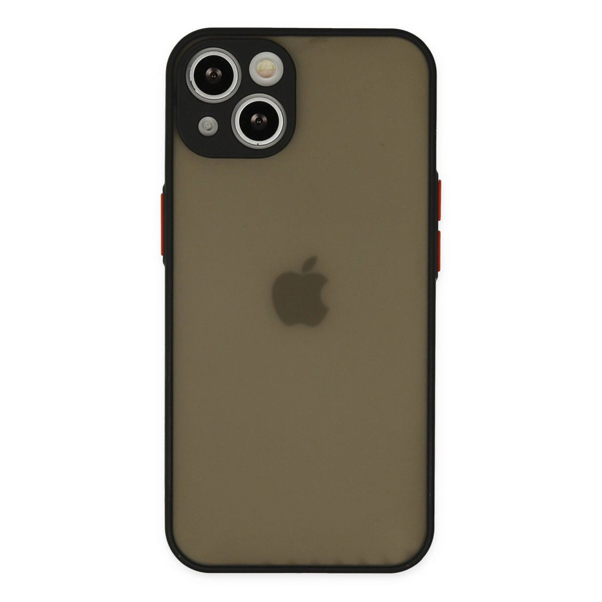 Apple İphone 15 Kılıf Montreal Silikon Kapak - Siyah