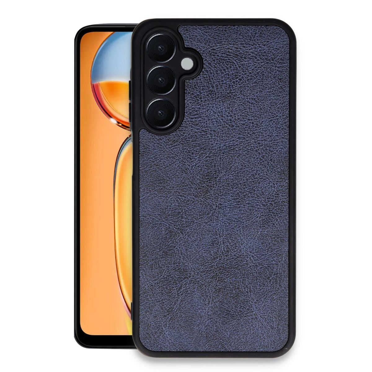 Samsung Galaxy M15 Kılıf Aras Deri Kapak - Lacivert