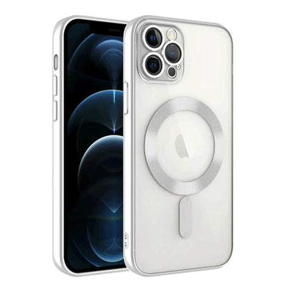 Apple İphone 14 Pro Max Kılıf Kross Magneticsafe Kapak - Gümüş