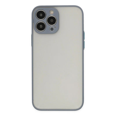 Apple İphone 15 Pro Kılıf Montreal Silikon Kapak - Gri