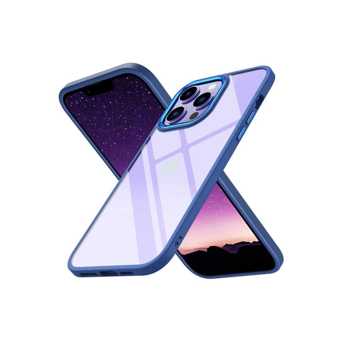 Apple İphone 14 Pro Max Kılıf Power Silikon - Mavi