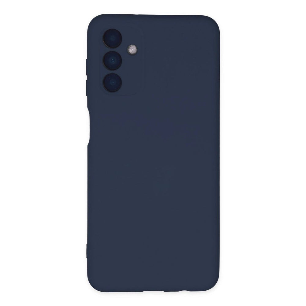 Samsung Galaxy A04s Kılıf Nano İçi Kadife Silikon - Lacivert