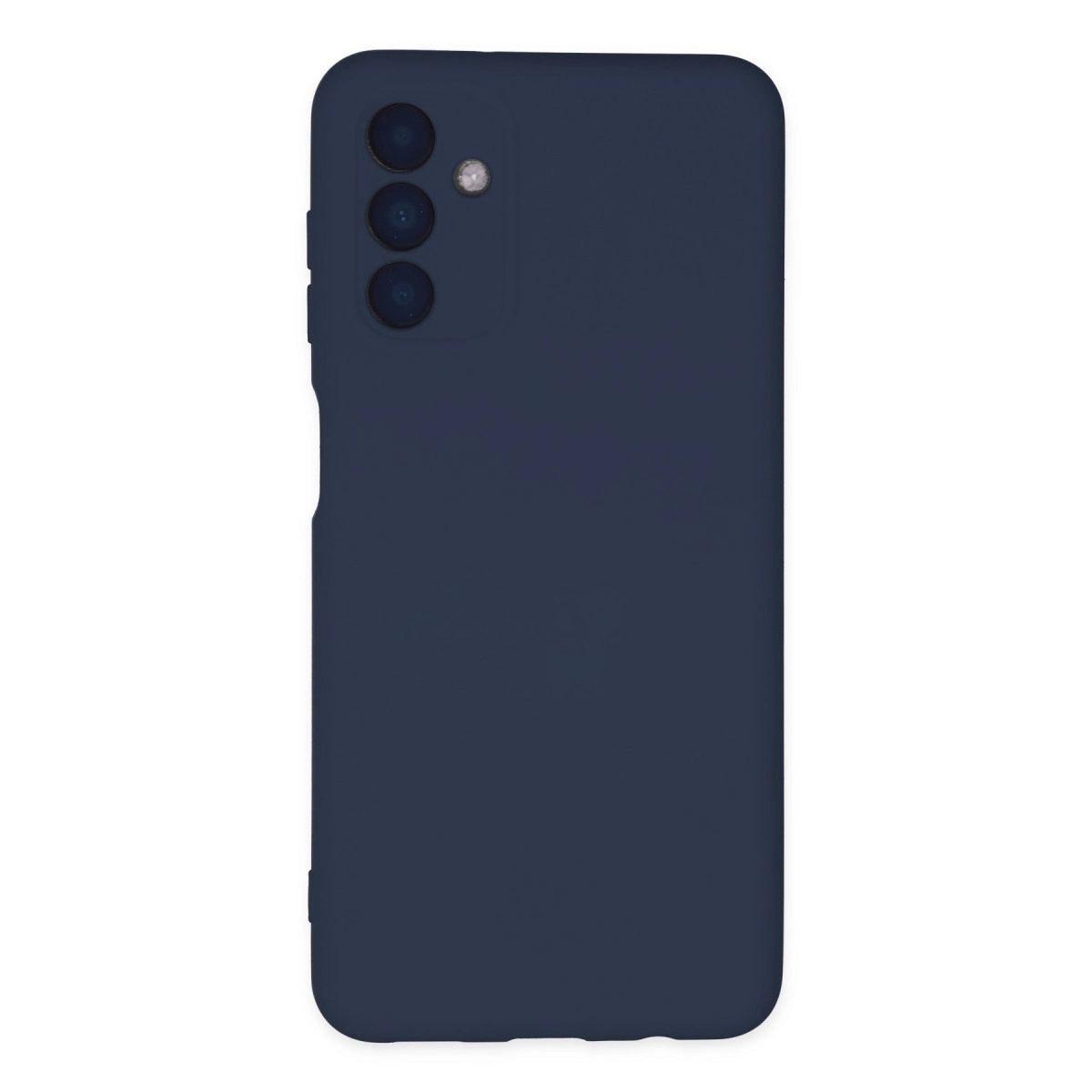 Samsung Galaxy A04s Kılıf Nano İçi Kadife Silikon - Lacivert