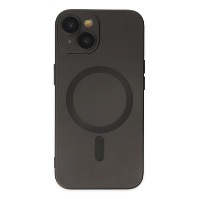 Apple İphone 14 Plus Kılıf Moshi Lens Magneticsafe Silikon - Siyah
