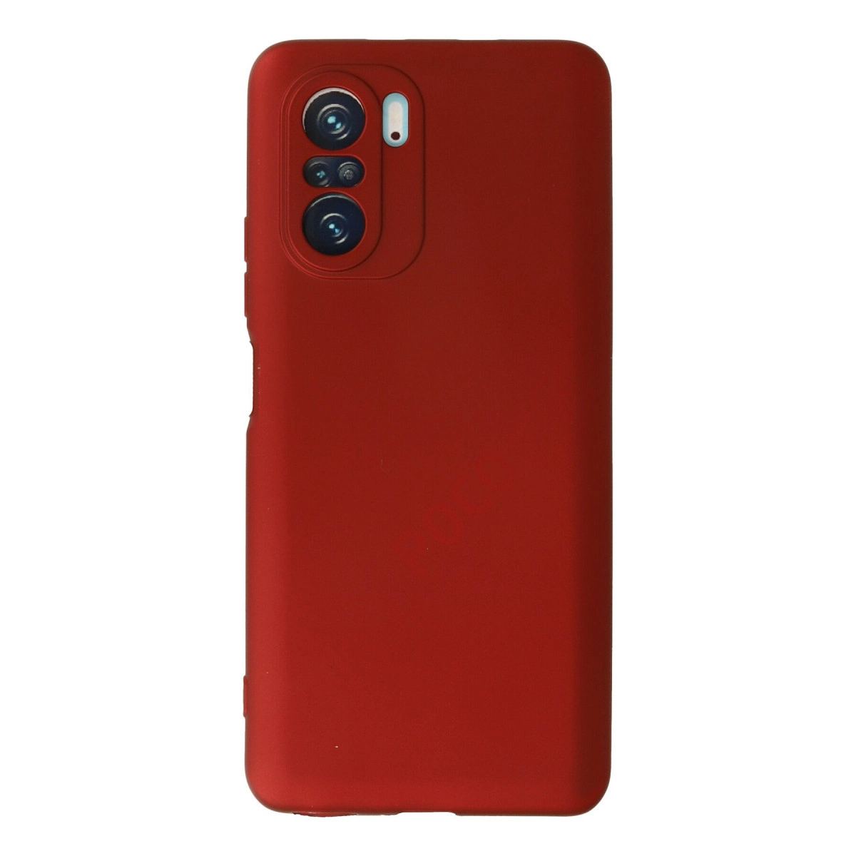 Xiaomi Poco F3 Kılıf First Silikon - Kırmızı