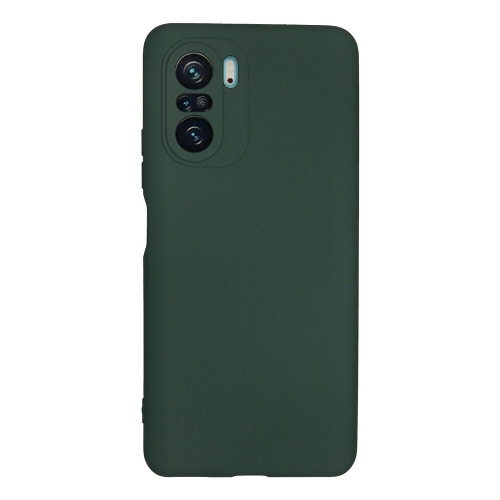 Xiaomi Poco F3 Kılıf Nano İçi Kadife Silikon - Koyu Yeşil