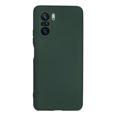 Xiaomi Poco F3 Kılıf Nano İçi Kadife Silikon - Koyu Yeşil