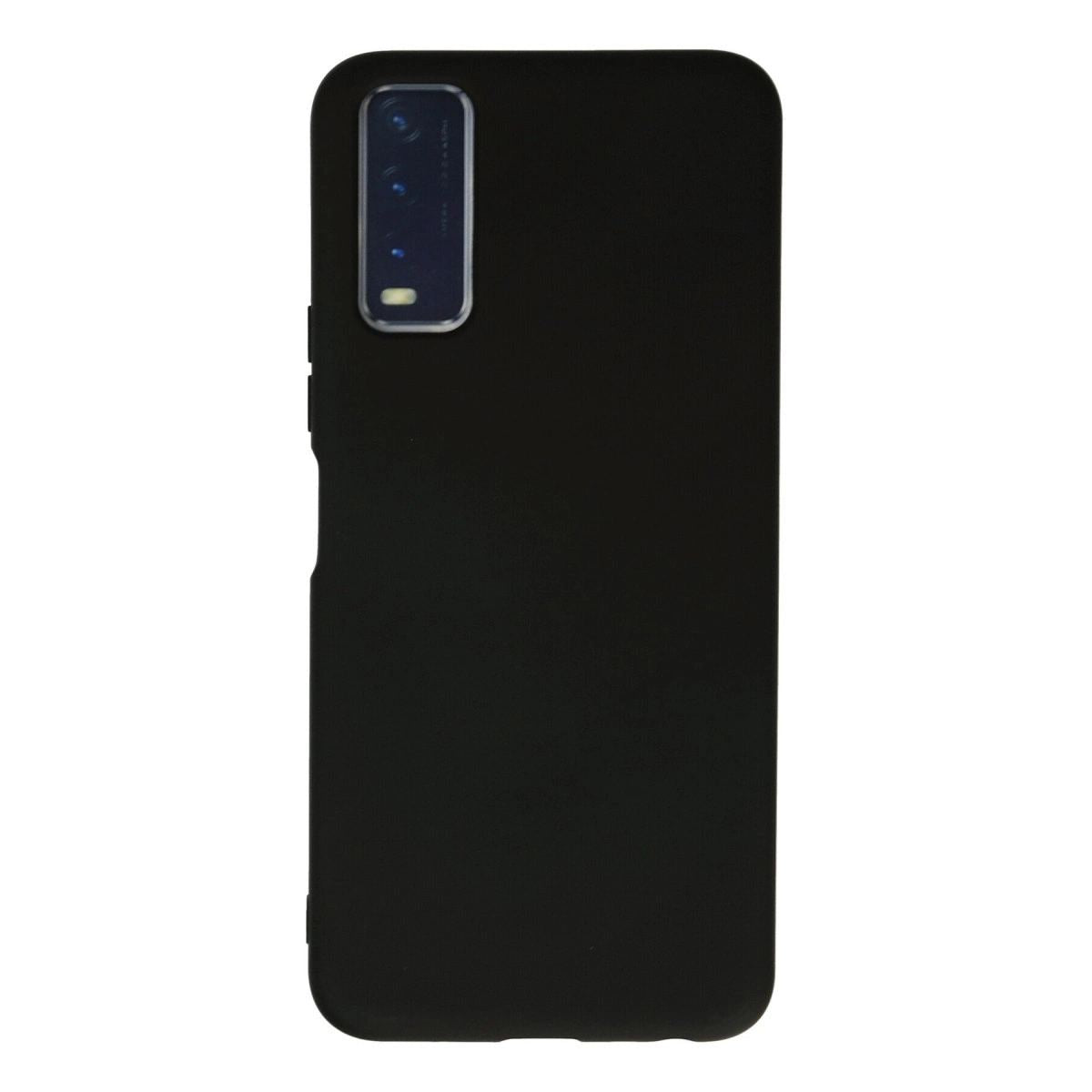 Vivo Y11s Kılıf Nano İçi Kadife Silikon - Siyah