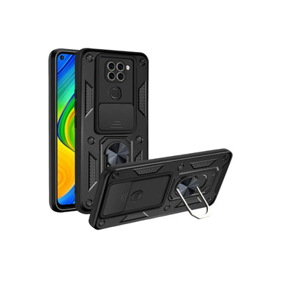 Xiaomi Redmi Note 9 4g Kılıf Pars Lens Yüzüklü Silikon