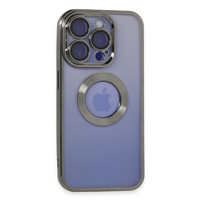 Apple İphone 15 Pro Kılıf Slot Silikon - Titan Gri