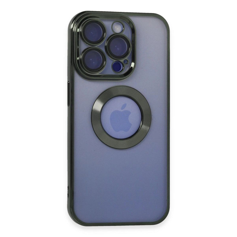 Apple İphone 15 Pro Max Kılıf Slot Silikon - Köknar Yeşili