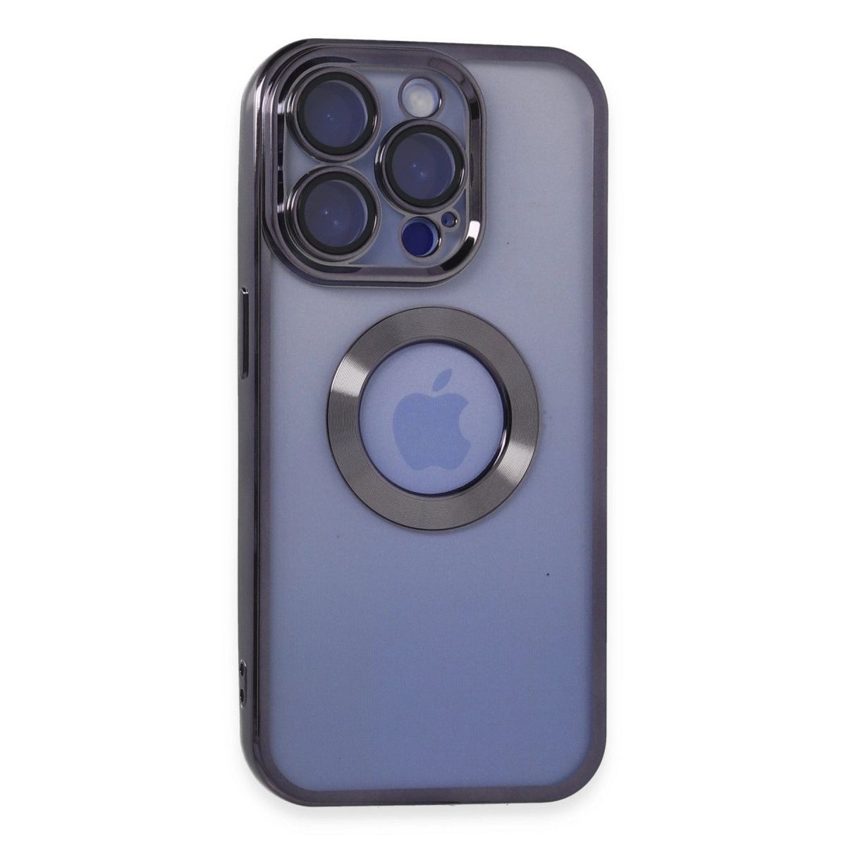 Apple İphone 15 Pro Max Kılıf Slot Silikon - Mor
