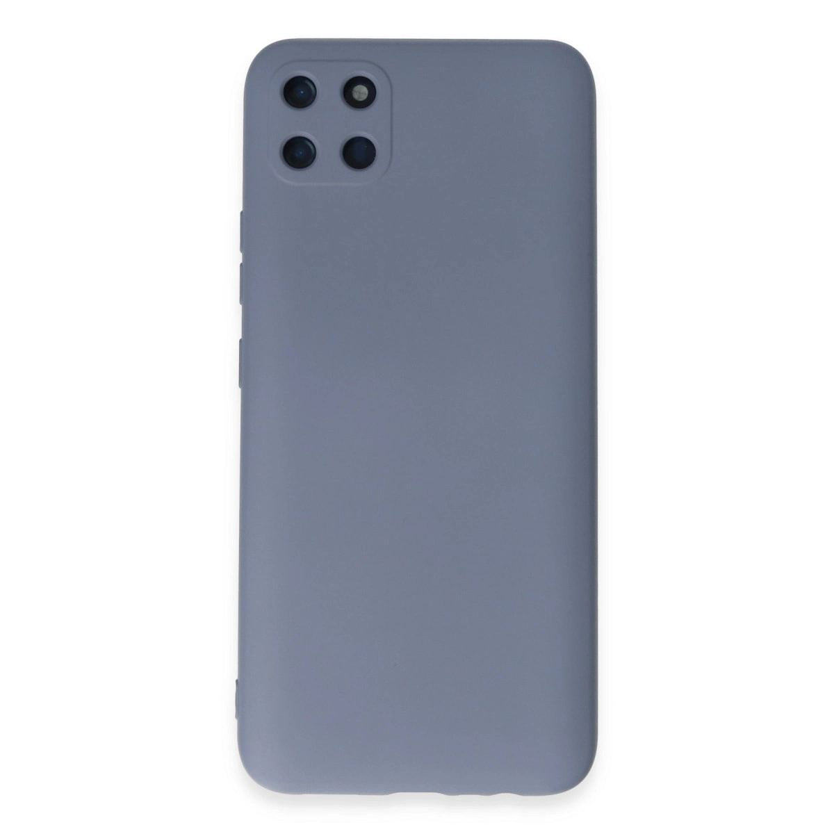 Realme C11 Kılıf Nano İçi Kadife Silikon - Gri