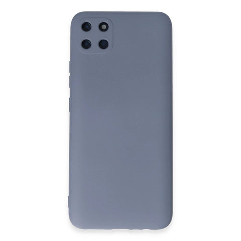 Realme C11 Kılıf Nano İçi Kadife Silikon - Gri