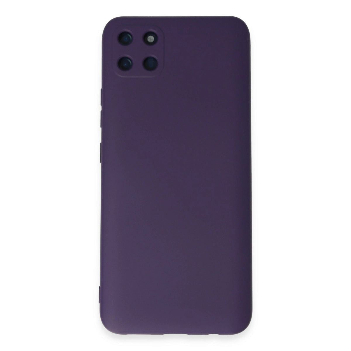 Realme C11 Kılıf Nano İçi Kadife Silikon - Mor
