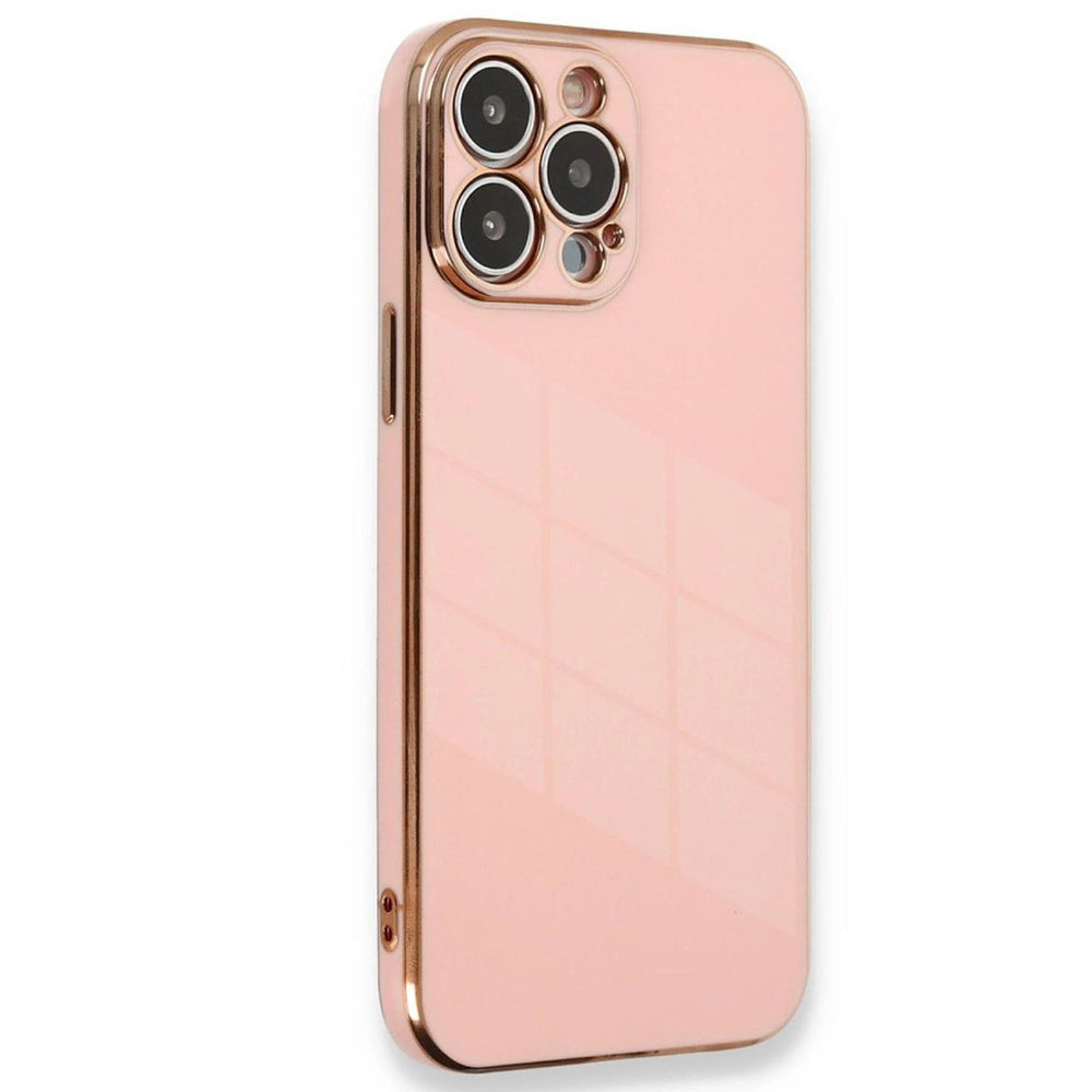 Apple İphone 15 Pro Kılıf Volet Silikon - Pembe