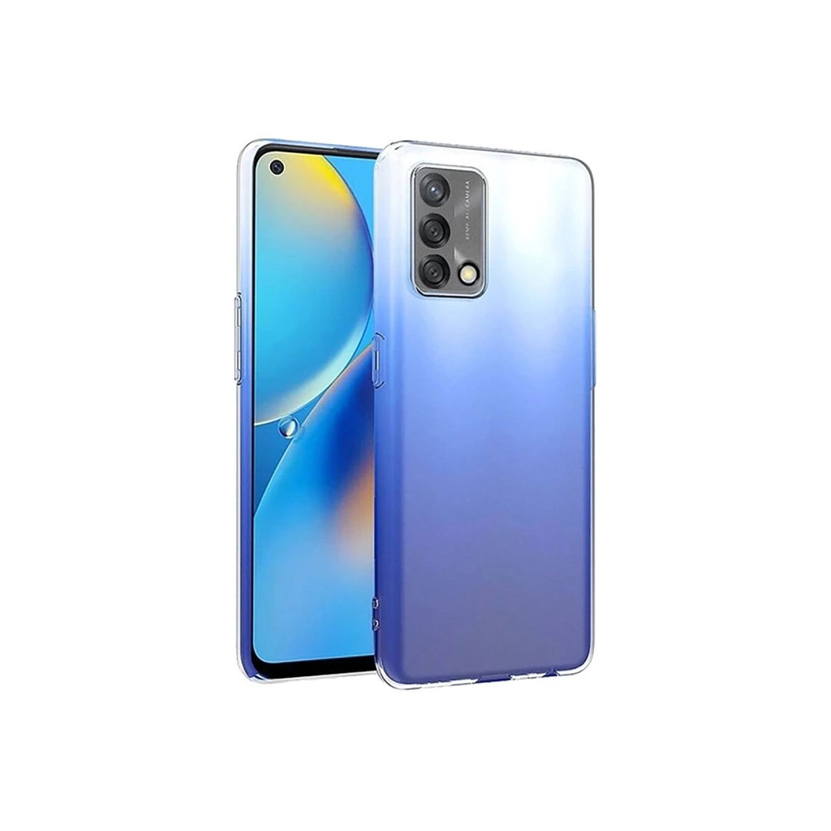 Newface Oppo A74 4g Kılıf Lüx Şeffaf Silikon