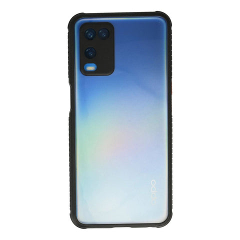 Oppo A54 4g Kılıf Miami Şeffaf Silikon - Siyah