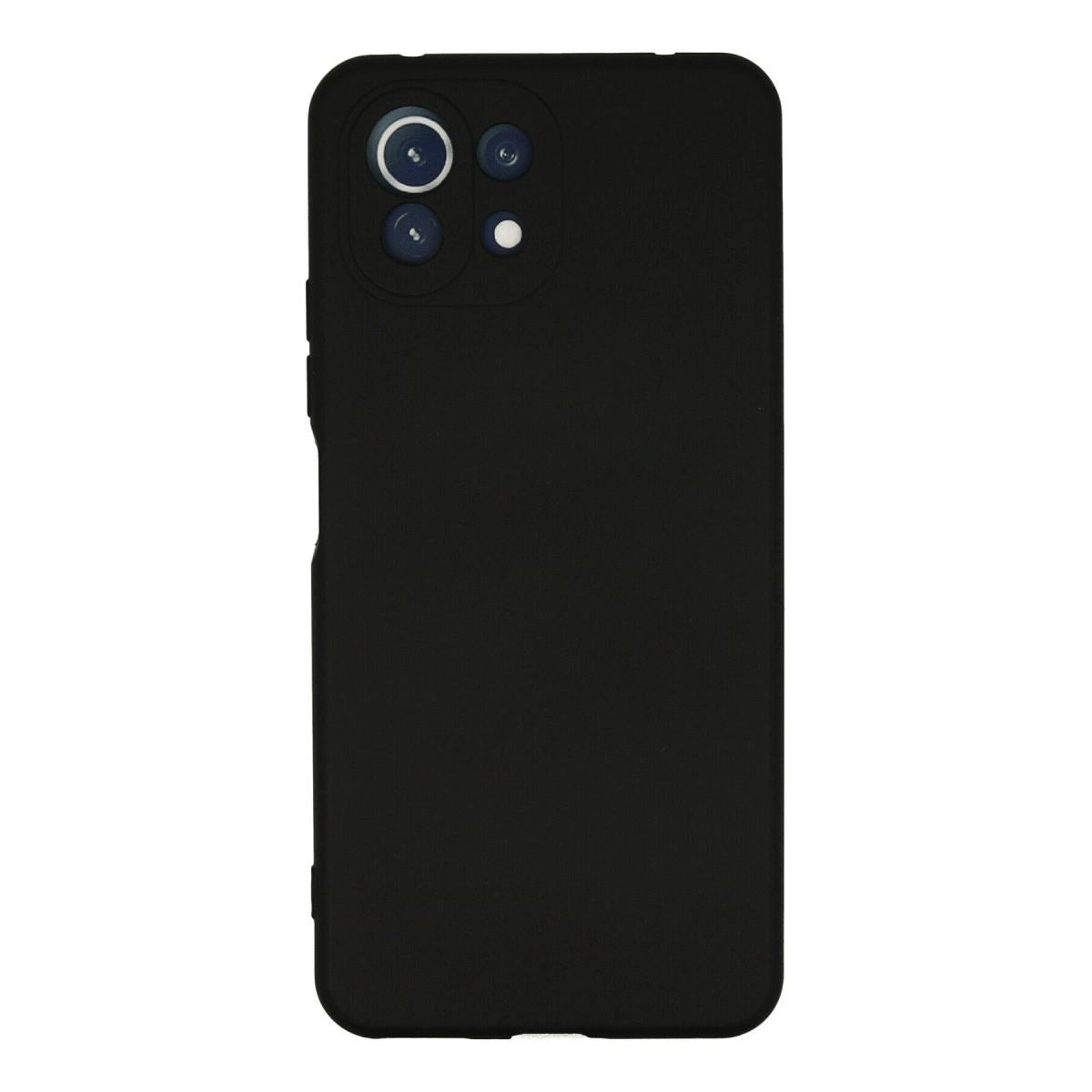 Xiaomi Mi 11 Lite Kılıf Nano İçi Kadife Silikon - Siyah