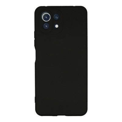 Xiaomi Mi 11 Lite Kılıf Nano İçi Kadife Silikon - Siyah