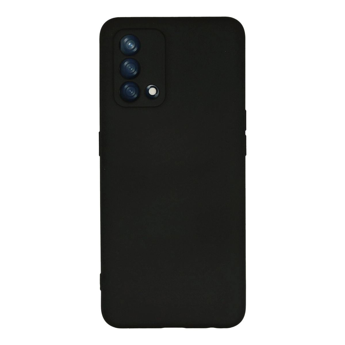 Oppo A74 4g Kılıf Nano İçi Kadife Silikon - Siyah