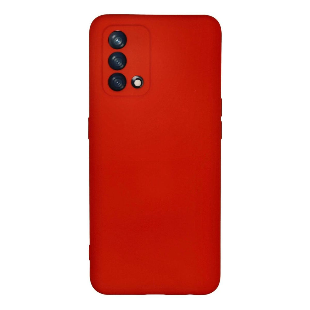 Oppo A74 4g Kılıf Nano İçi Kadife Silikon - Kırmızı