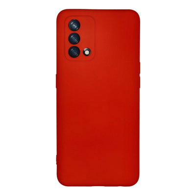 Oppo A74 4g Kılıf Nano İçi Kadife Silikon - Kırmızı