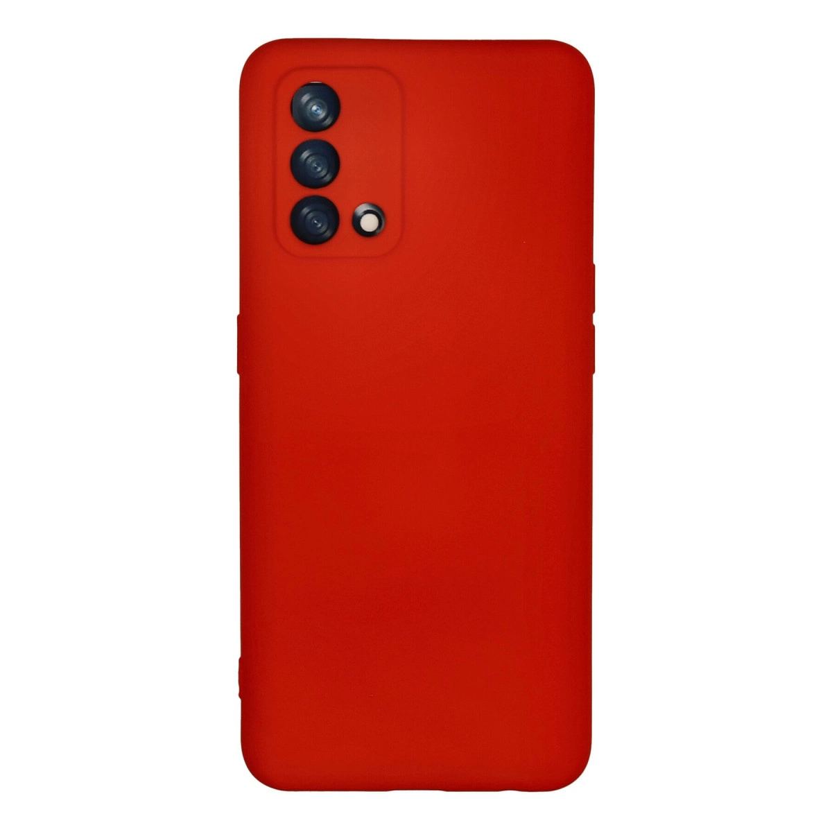 Oppo A74 4g Kılıf Nano İçi Kadife Silikon - Kırmızı