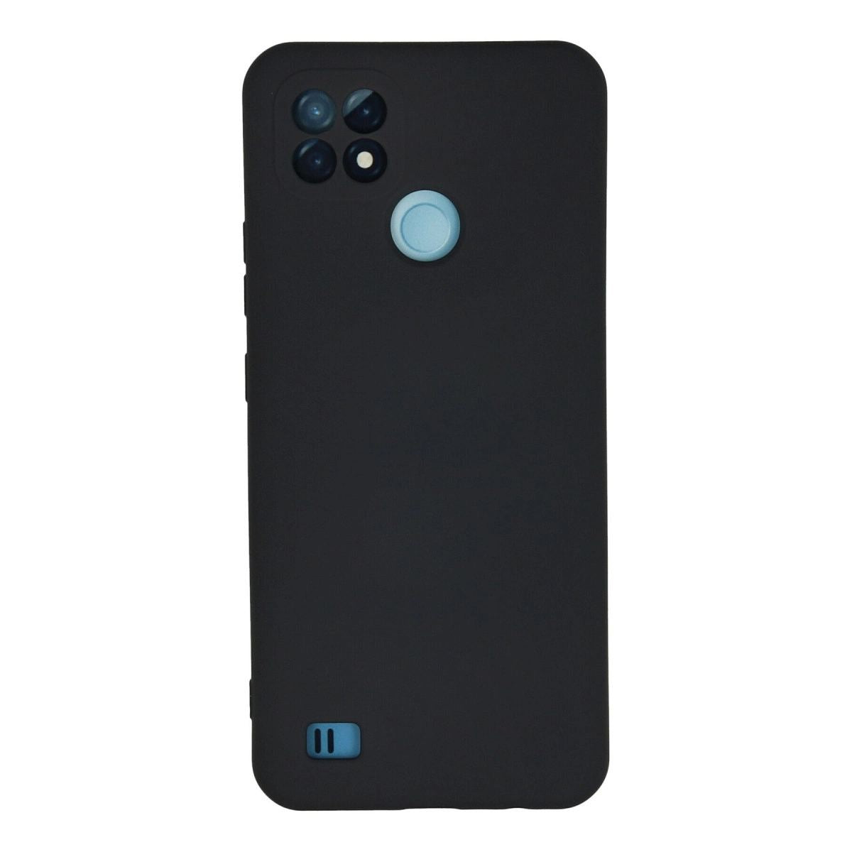 Realme C21 Kılıf Nano İçi Kadife Silikon - Lacivert