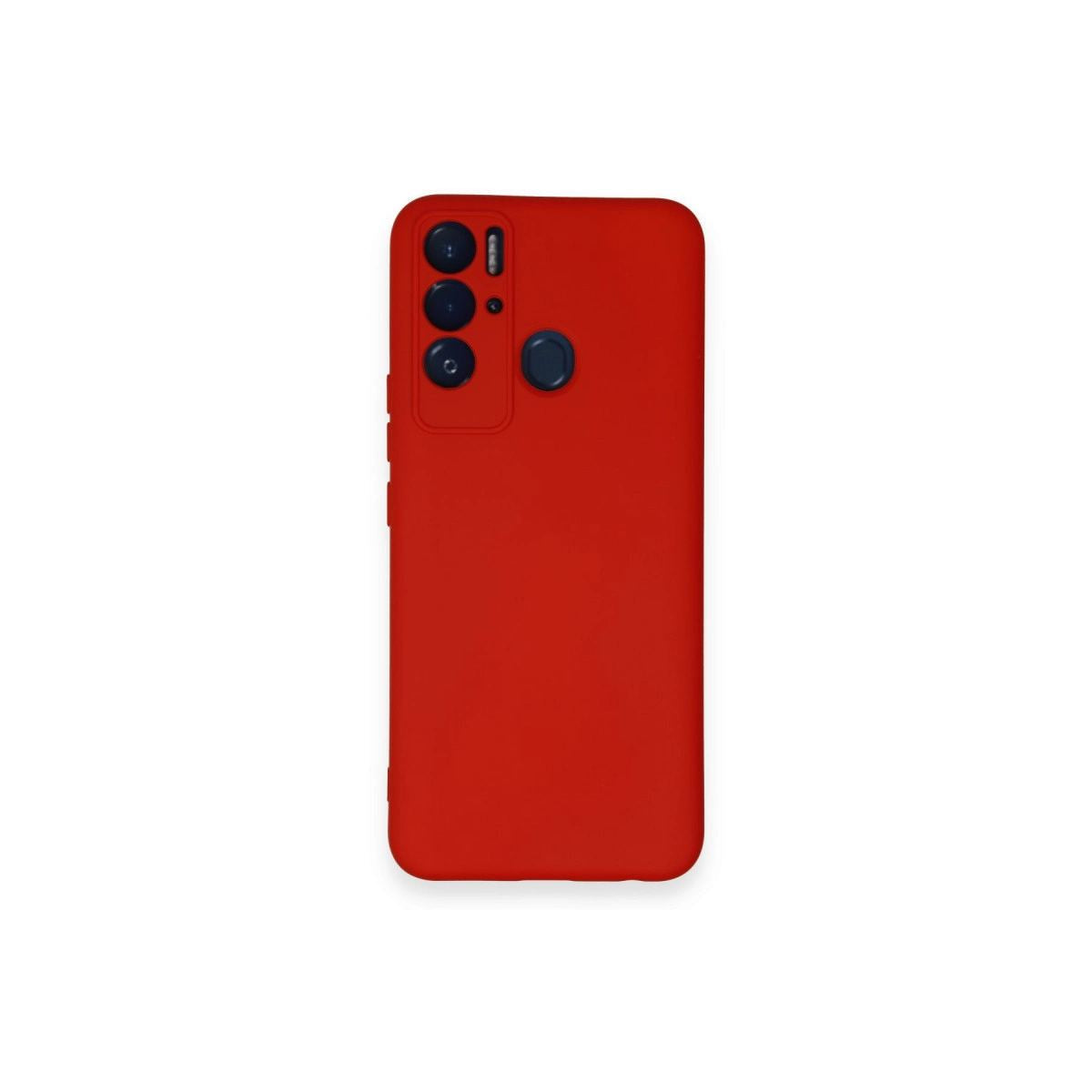 Tecno Pova Neo Kılıf Nano İçi Kadife Silikon - Kırmızı