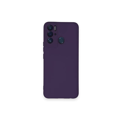 Tecno Pova Neo Kılıf Nano İçi Kadife Silikon - Mor