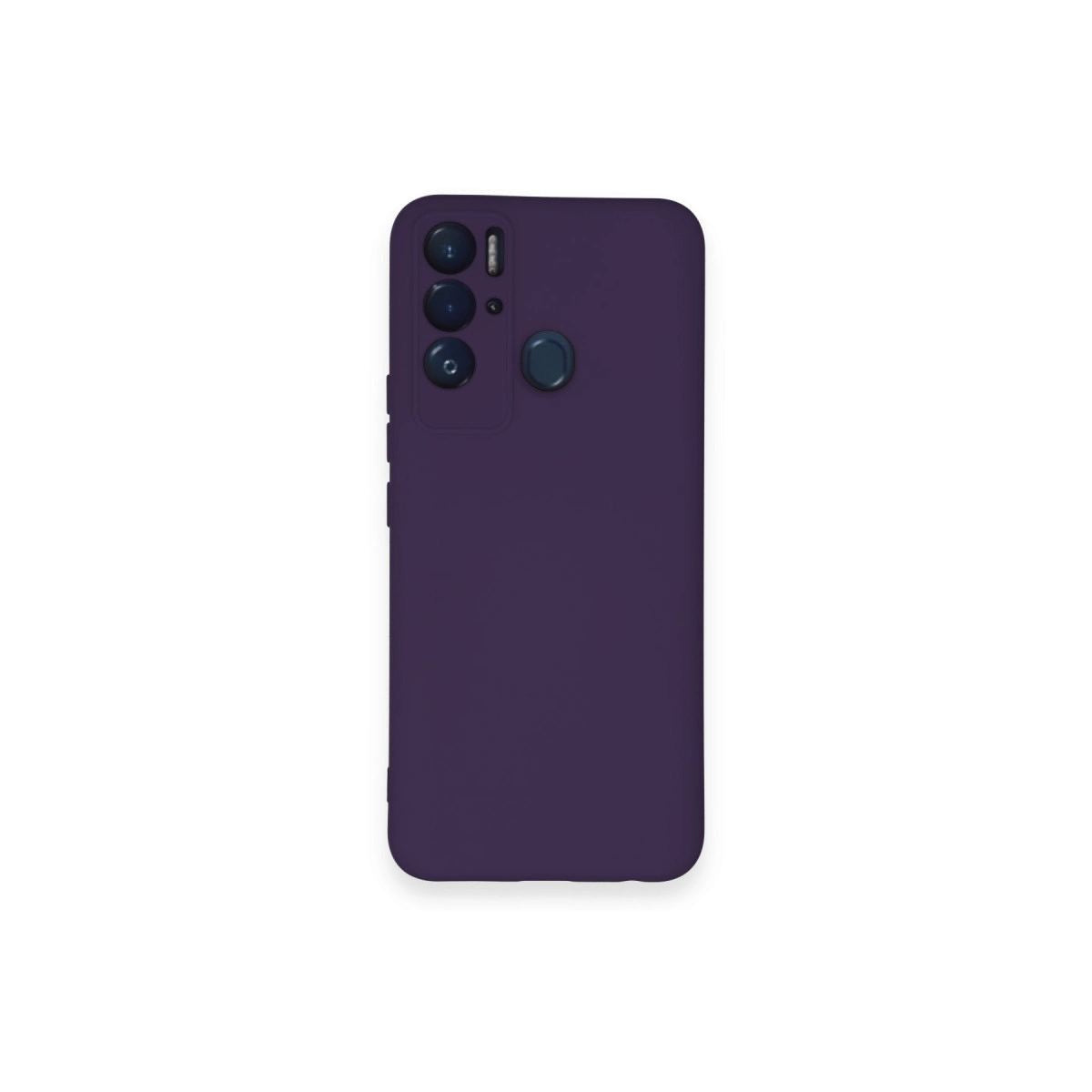 Tecno Pova Neo Kılıf Nano İçi Kadife Silikon - Mor