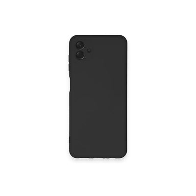 Newface Samsung Galaxy A04 Kılıf Nano İçi Kadife Silikon - Siyah