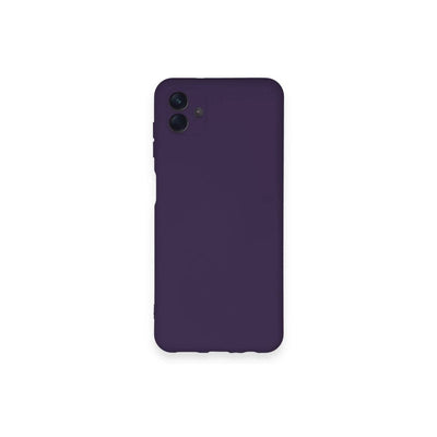 Samsung Galaxy A04 Kılıf Nano İçi Kadife Silikon - Mor