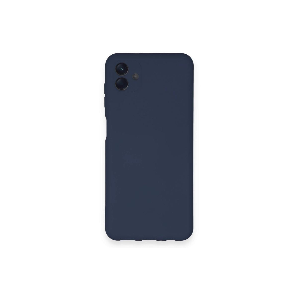 Samsung Galaxy A04 Kılıf Nano İçi Kadife Silikon - Lacivert