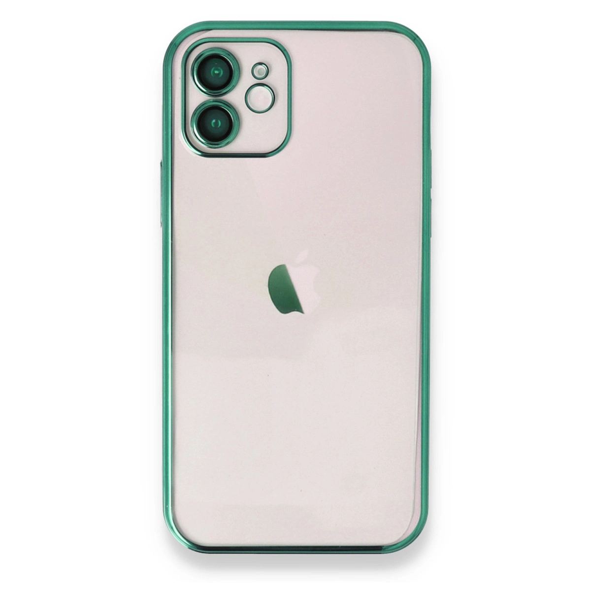 Apple İphone 11 Kılıf Razer Lensli Silikon - Yeşil