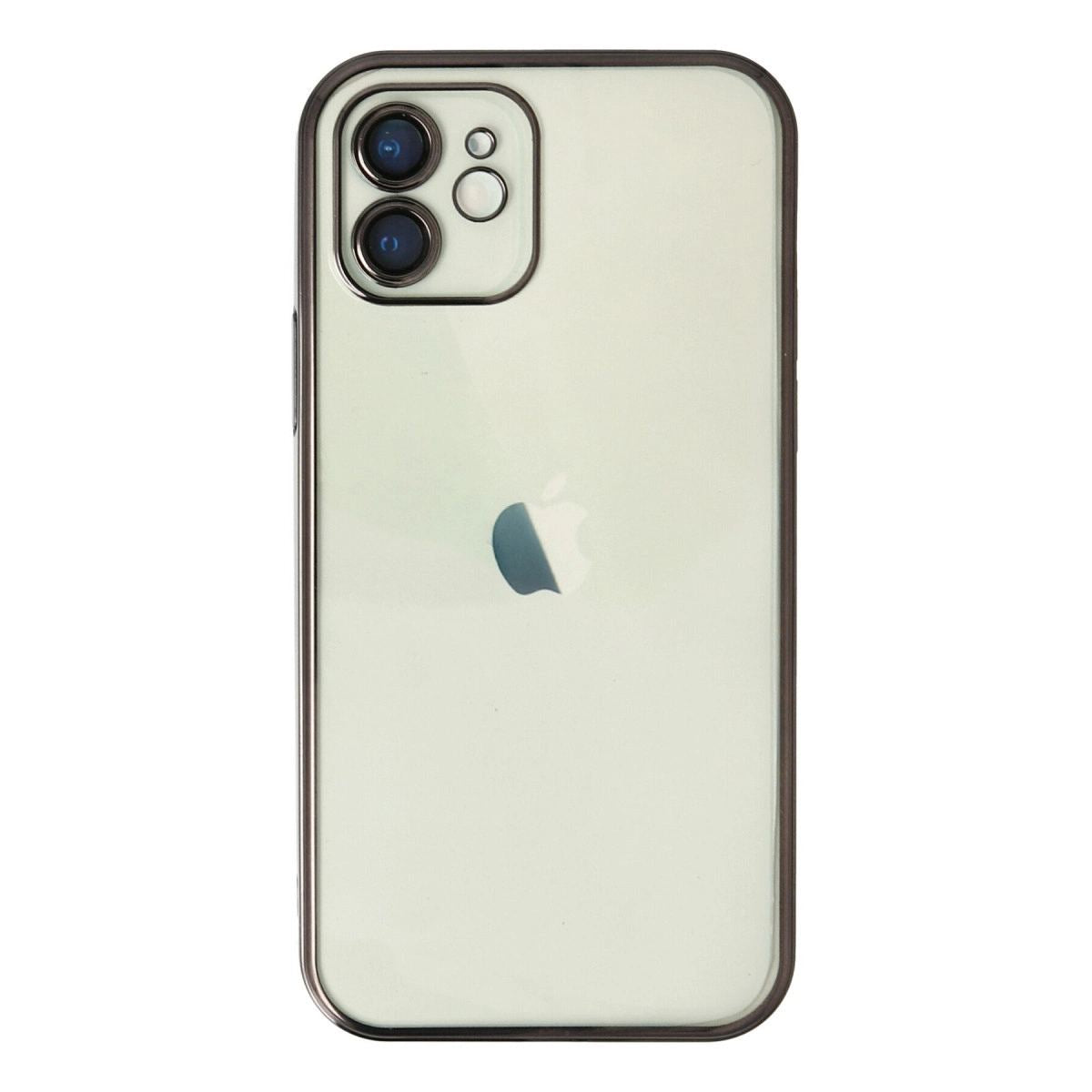 Apple İphone 12 Kılıf Razer Lensli Silikon - Siyah