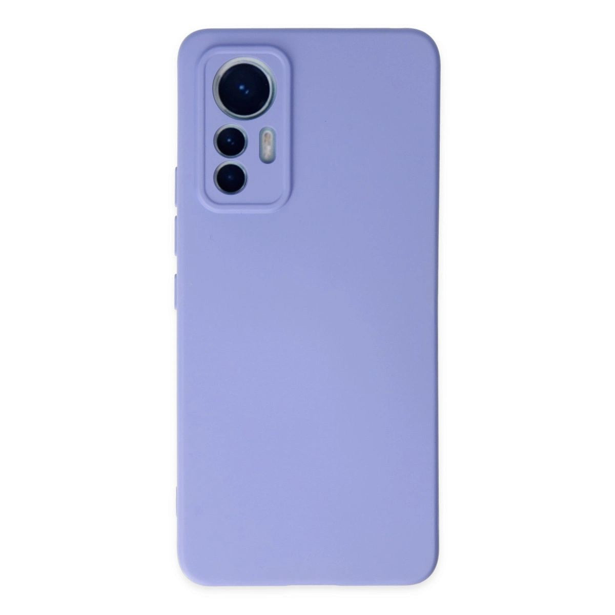 Xiaomi Mi 12 Lite Kılıf Nano İçi Kadife Silikon - Lila