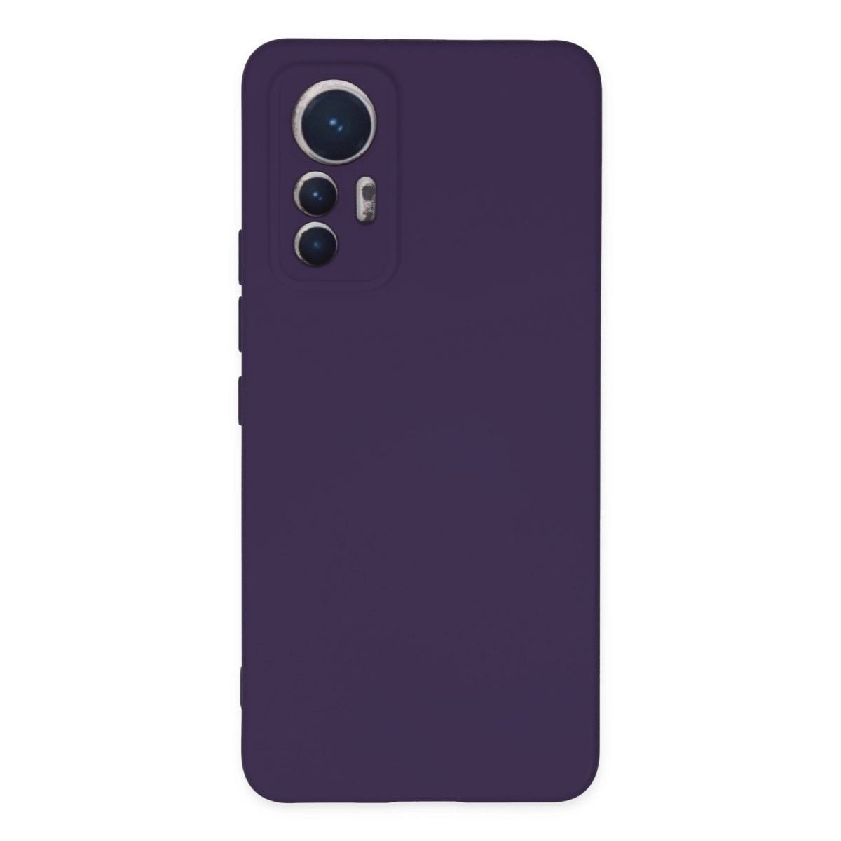 Xiaomi Mi 12 Lite Kılıf Nano İçi Kadife Silikon - Mor