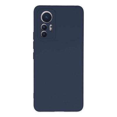 Xiaomi Mi 12 Lite Kılıf Nano İçi Kadife Silikon - Lacivert