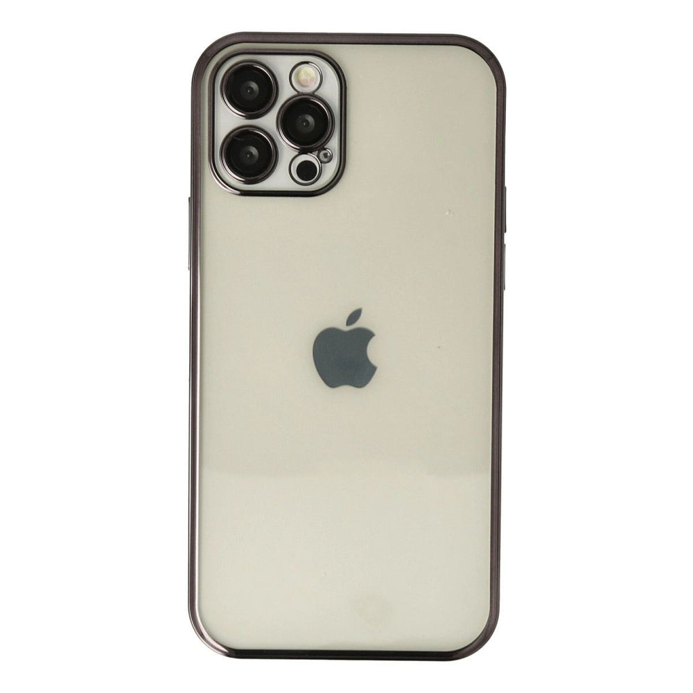 Apple İphone 12 Pro Max Kılıf Razer Lensli Silikon - Siyah