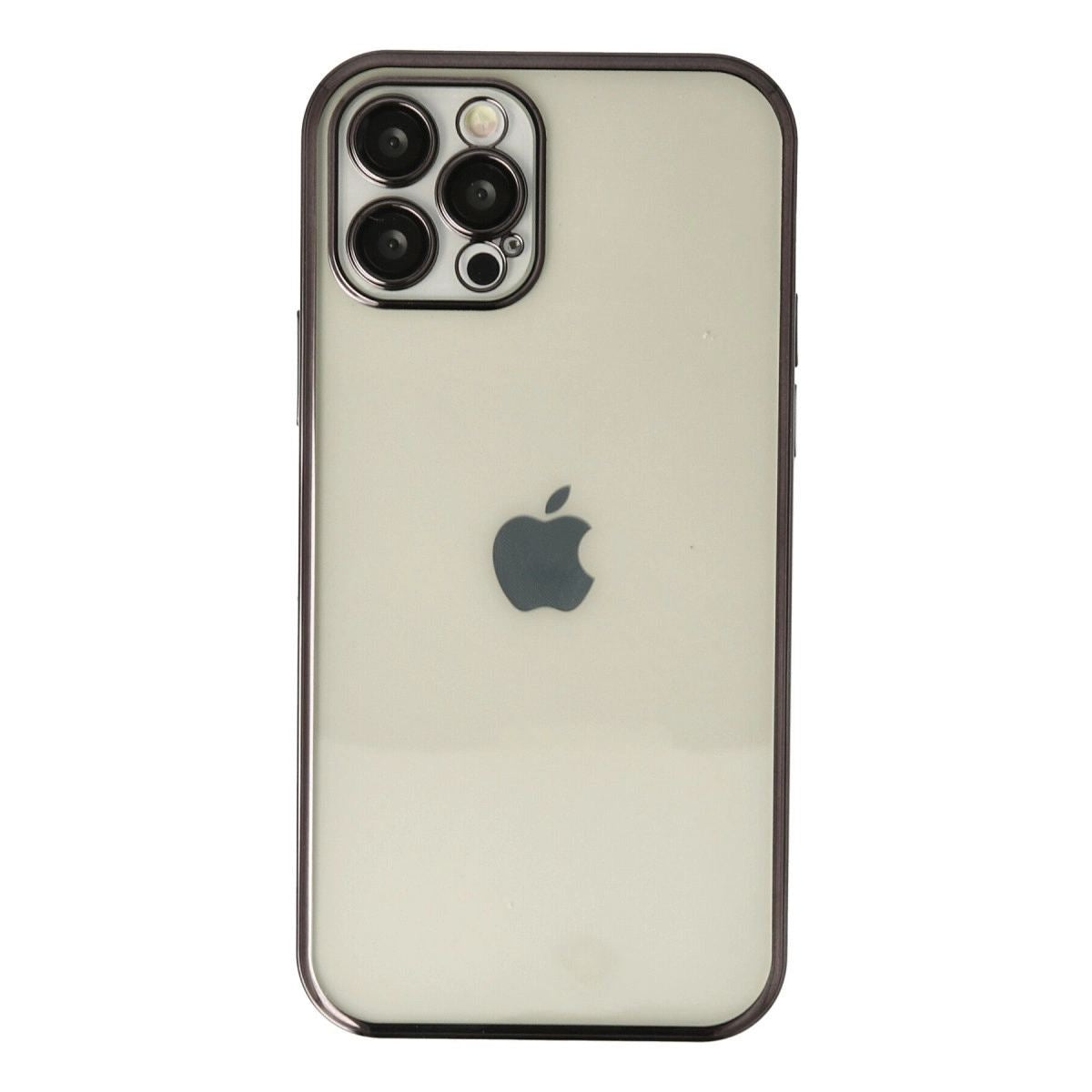 Apple İphone 12 Pro Max Kılıf Razer Lensli Silikon - Siyah