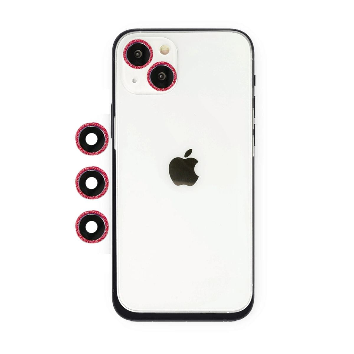 Apple İphone 14 Shine Kamera Lens - Kırmızı