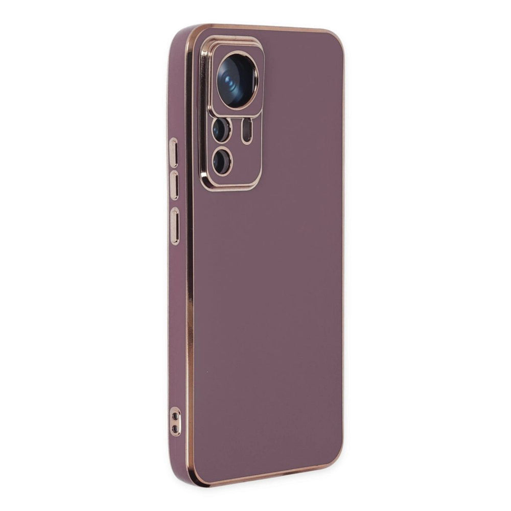 Xiaomi Mi 12t Pro Kılıf Volet Silikon - Mor